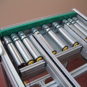 Transportador de Rodillos motorizados