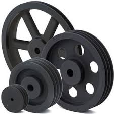 Polea trapeciales cubos macizos