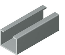 Perfil de metal para guías C-10/11 / CI-10/11