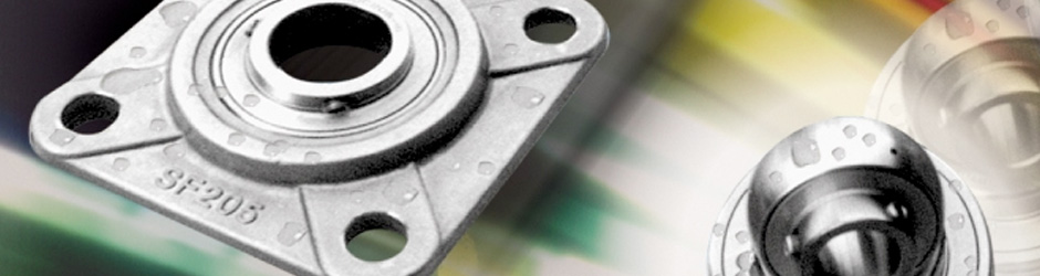 Soportes inoxidables con rodamientos en acero inoxidable